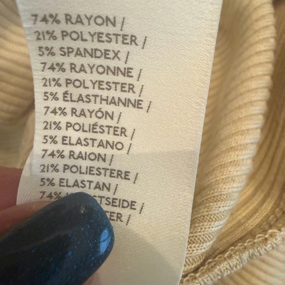 FREE PEOPLE / WE THE FREE perfect match longline cardigan Tan Size Large NWT - Picture 9 of 9